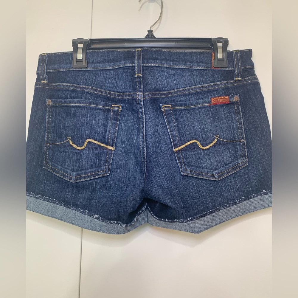 7 For All Mankind Jean Shirts Denim Blue- Excellent Condition Size 27